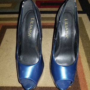 Peep toe women's heels